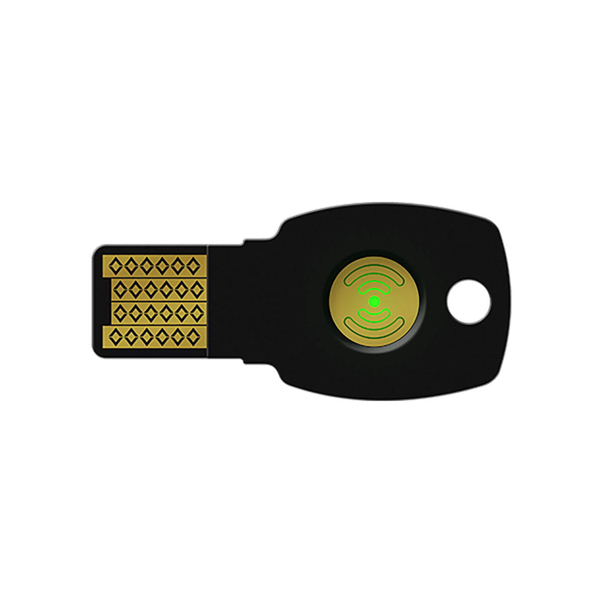 Phishing Resistant FIDO2 Key with Smartcard PIV Functionality and NFC USB-A Security Key